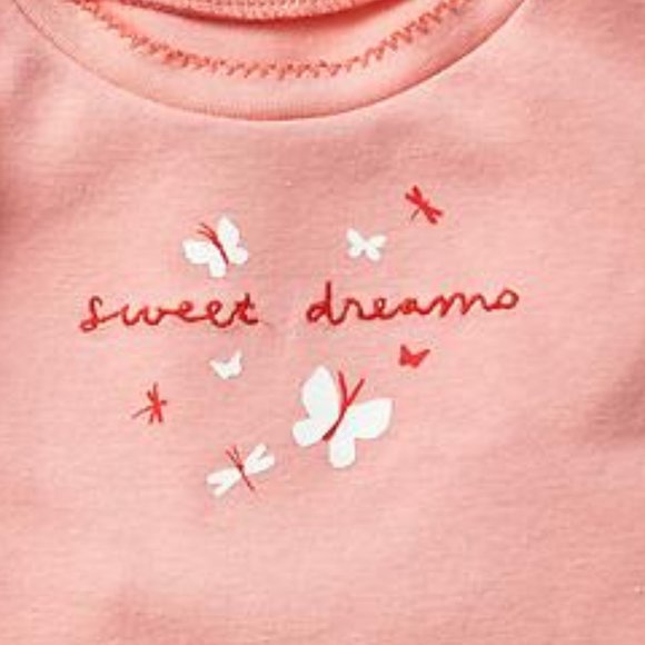 Sweet Dreams butterfly dragonfly Baby Gap pajamas - Picture 2 of 3